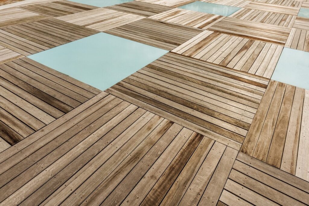 Close-up on a wooden floor, showing the importance of choosing high-quality flooring for investment properties.